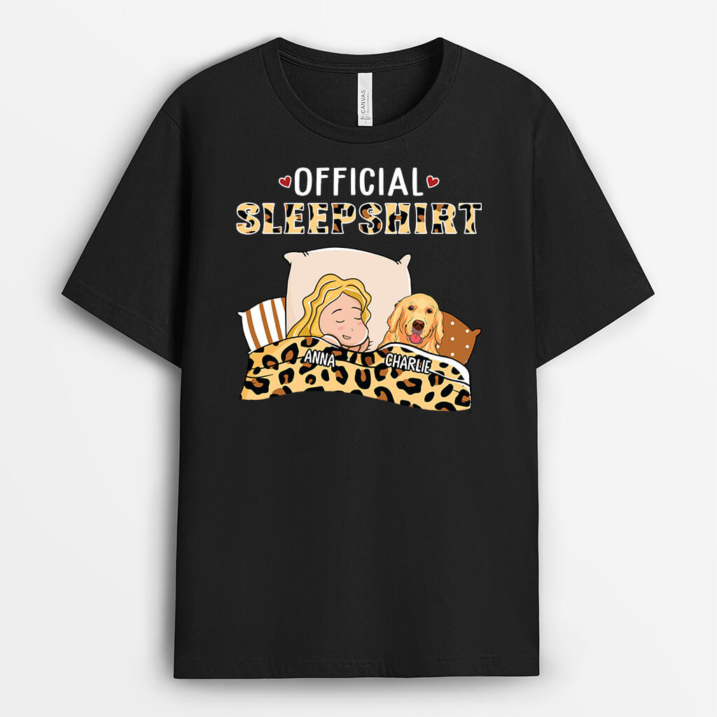 Personalized Official Dog Sleepshirt - Gift for Dog Lovers