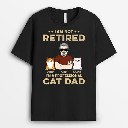 Custom Cat Shirts for Humans - Funny Retirement Gifts for Men