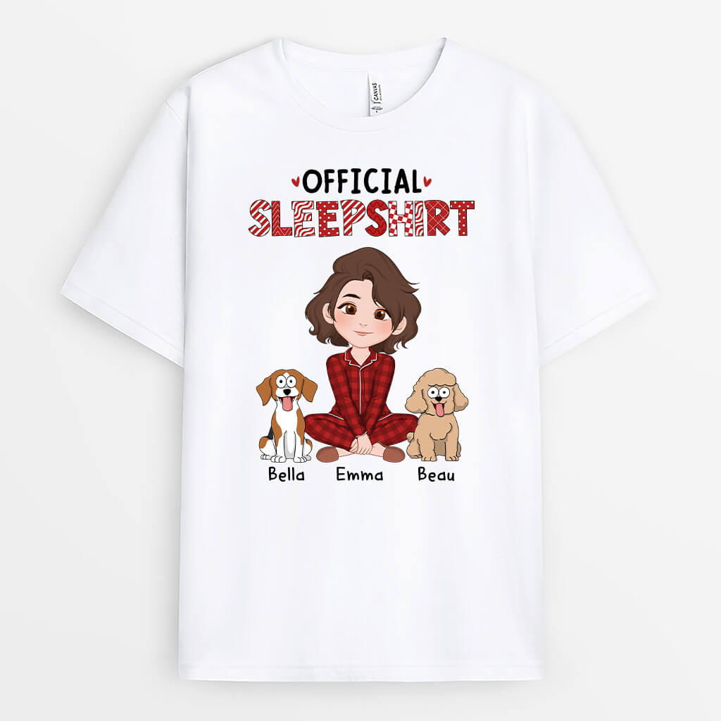 Official Sleepshirt for Women And Dogs - Custom Dog Clothes for Humans
