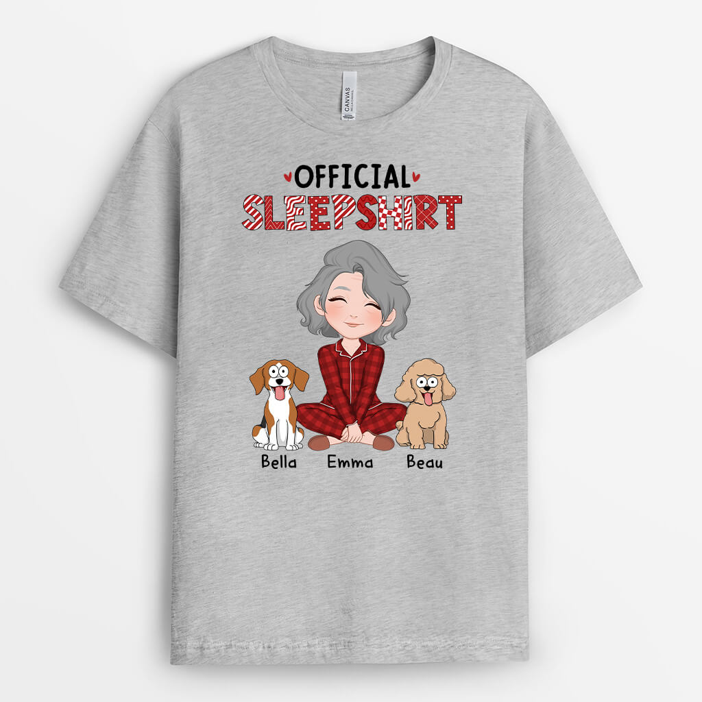 Official Sleepshirt for Women And Dogs - Custom Dog Clothes for Humans