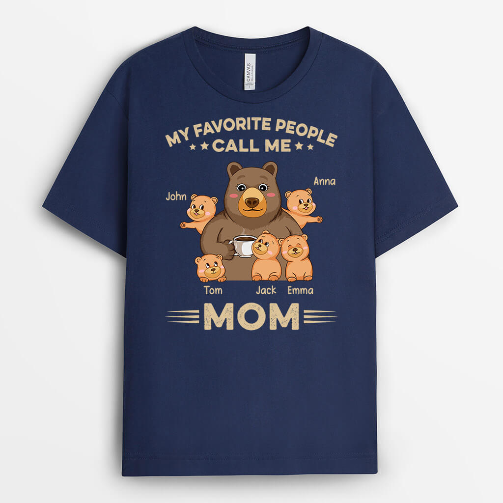 My Favorite People Call Me Grandma - Personalized Grandma T-Shirt