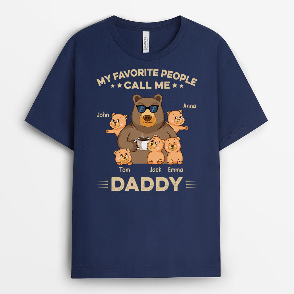 Personalized My Favorite People Call Me Grandpa T-shirt