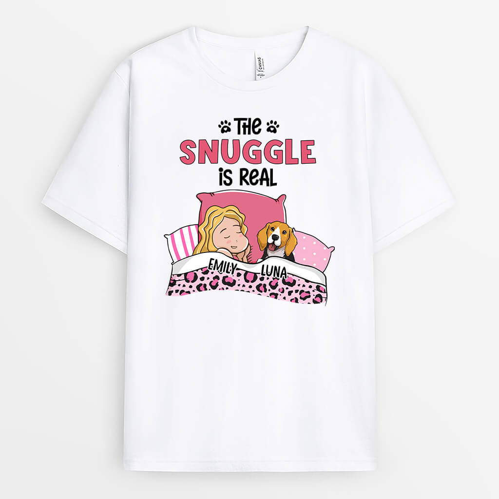 Personalized This Snuggle Is Real T-shirt