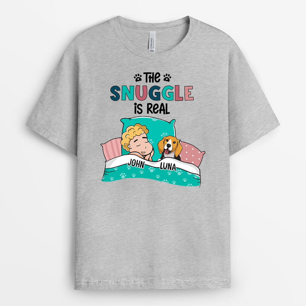 Personalized This Snuggle Is Real T-shirt
