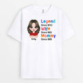Legend Wife Mom Grandma - Personalized T-shirt - Gift for Her