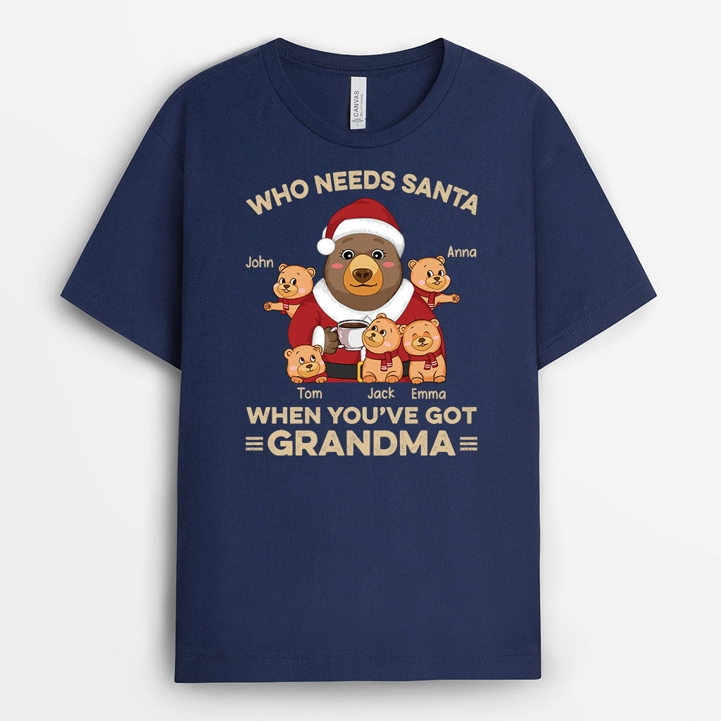 Personalized Christmas T-Shirt – Grandpa Holiday Shirt