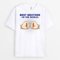 Personalized Best Brother In The World T-shirt