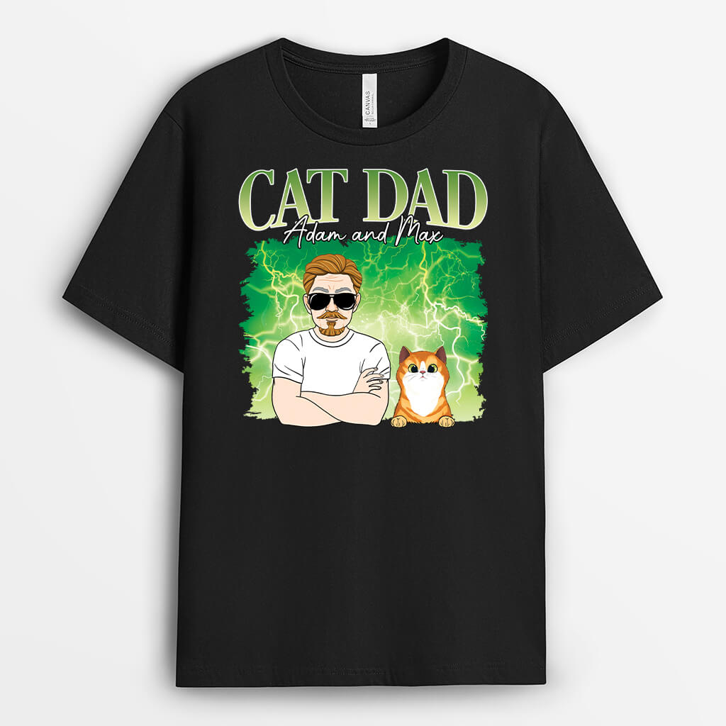 Personalized Cat Shirts for Men - Best Cat Dad Gifts