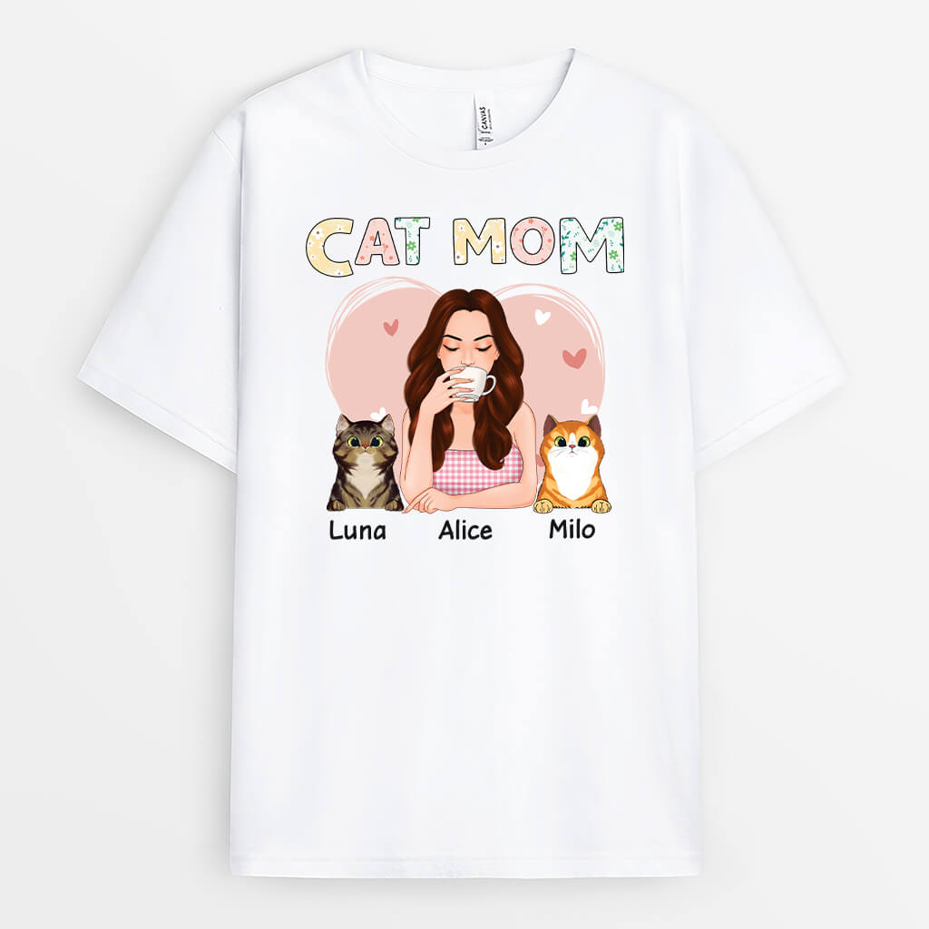 Custom Cat Shirts for Humans - Best Cat Mom T shirt