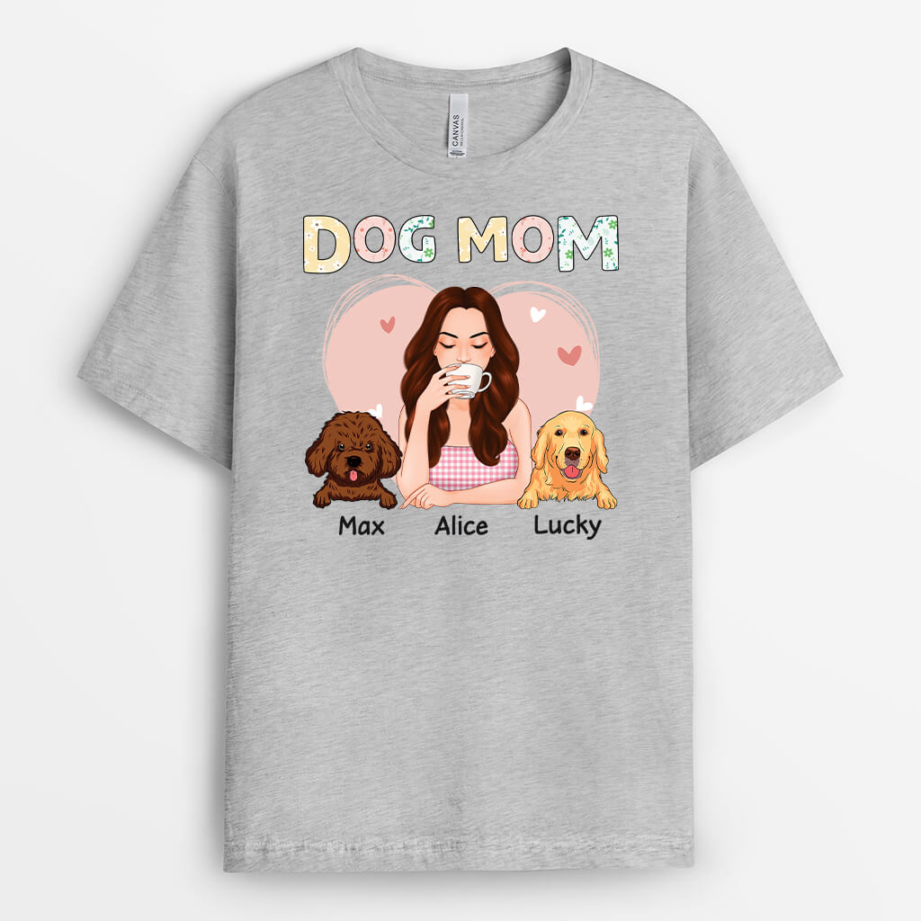 Adorable Dog Mom - Personalized Dog Shirts for Humans