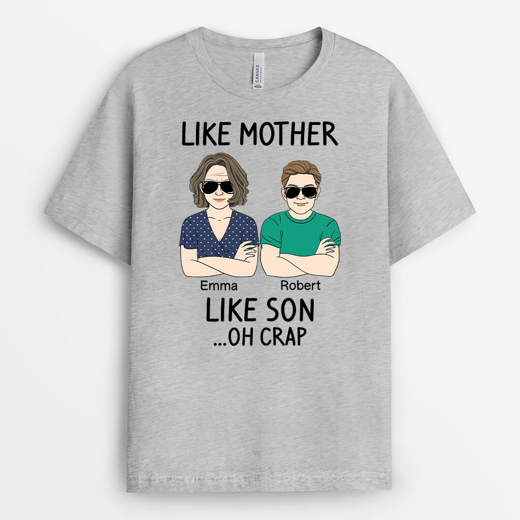 Personalized Like Mother Like Daughter Arms Crossed T-shirt