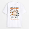 Personalized Good Morning Human Servant Dog T-shirt
