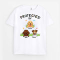 Protected By Dogs - Personalized Dog T Shirts for Humans