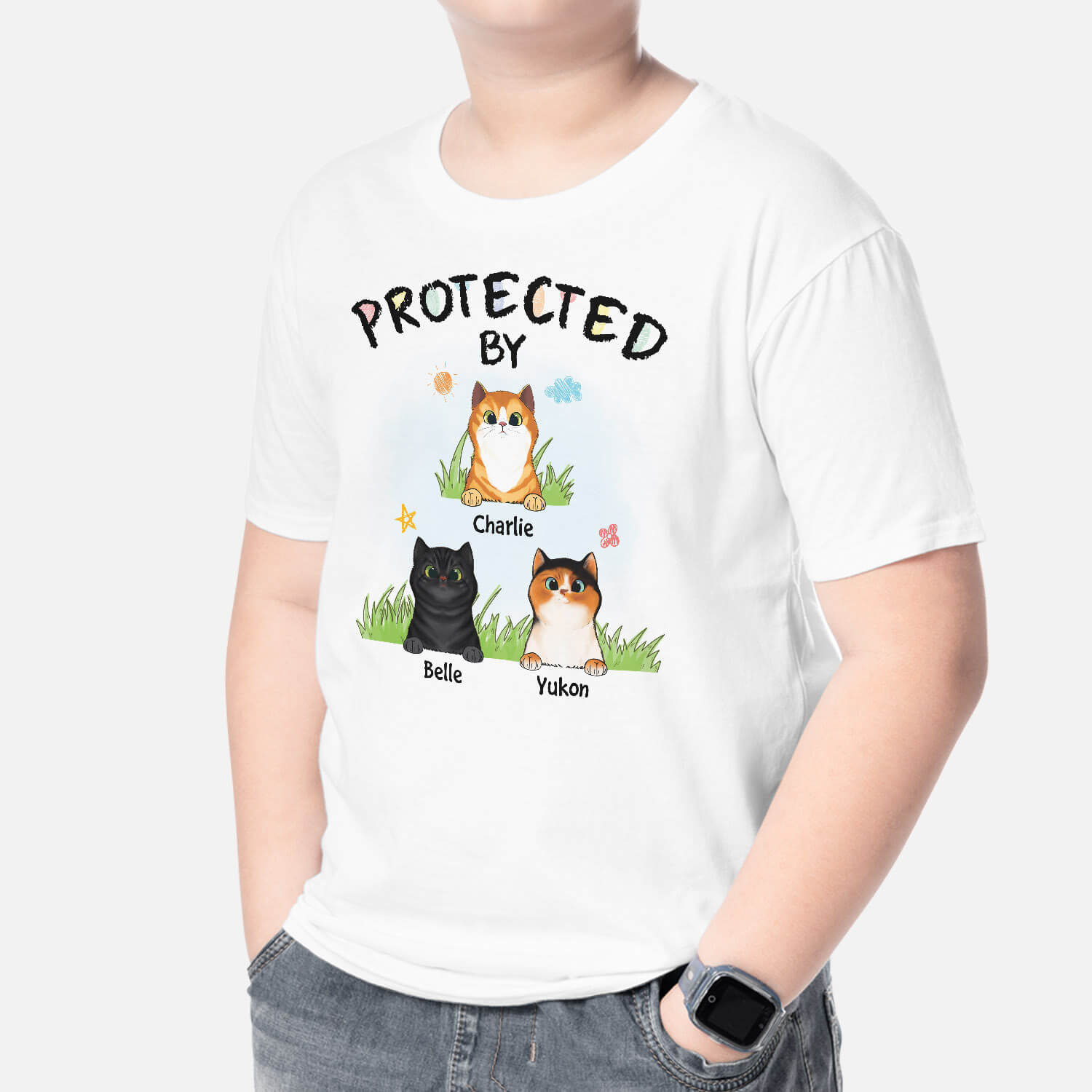 Custom Cat Shirts for Humans - Cute Cat Gifts for Cat Lovers