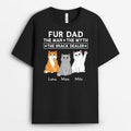 Custom Cat Shirts for Humans - Fur Dad Shirt for Cat Dad