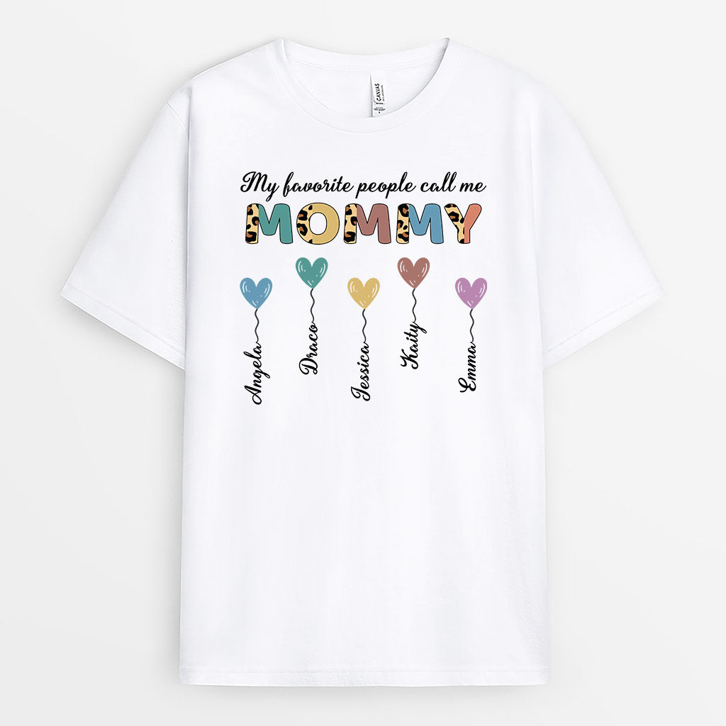 Personalized My Favorite People Call Me Grandma T-Shirt