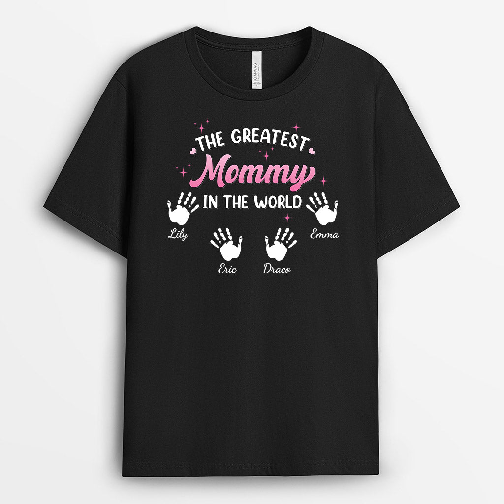 Personalized The Greatest Mom In The World T-shirt