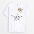 Personalized Holding Mom's Grandma's Hand T-shirt