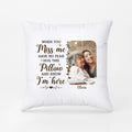 Personalized Hug This And Know I'm Here Pillow