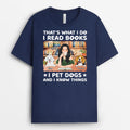 Personalized That's What I Do I Read Books T-shirt