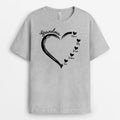 Grandma Heart - Personalized T-Shirt - Gift for Grandma