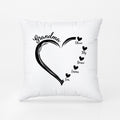 Personalized Mommy/Grandma's Hearts Pillow