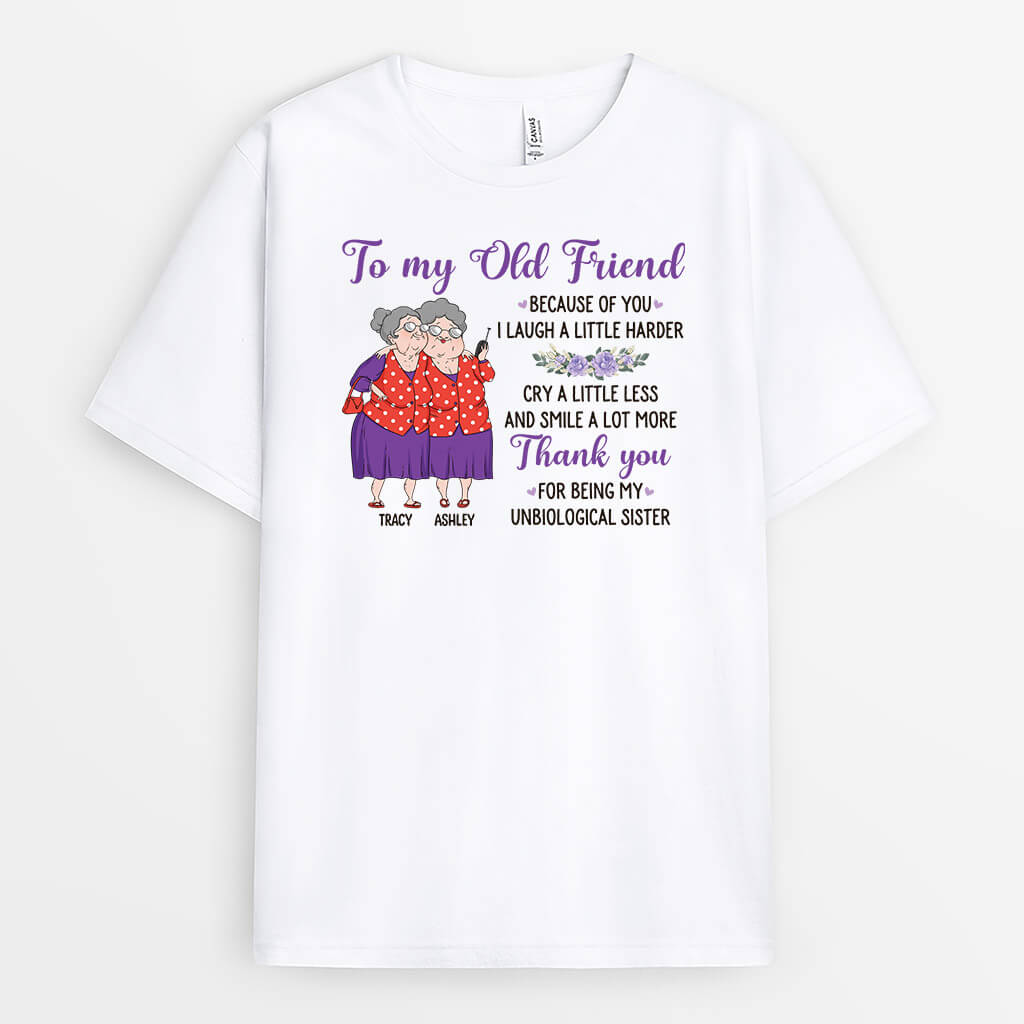 Personalized Old Friend T-shirt