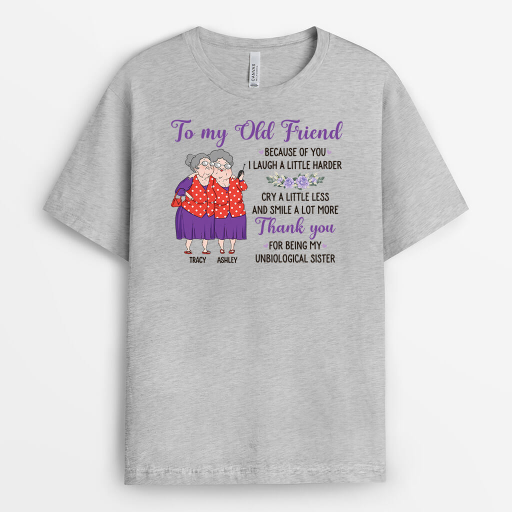 Personalized Old Friend T-shirt