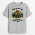 What Day Is Today Who Cares I'm Retired - Personalized T-Shirt - Funny Retirement Gift