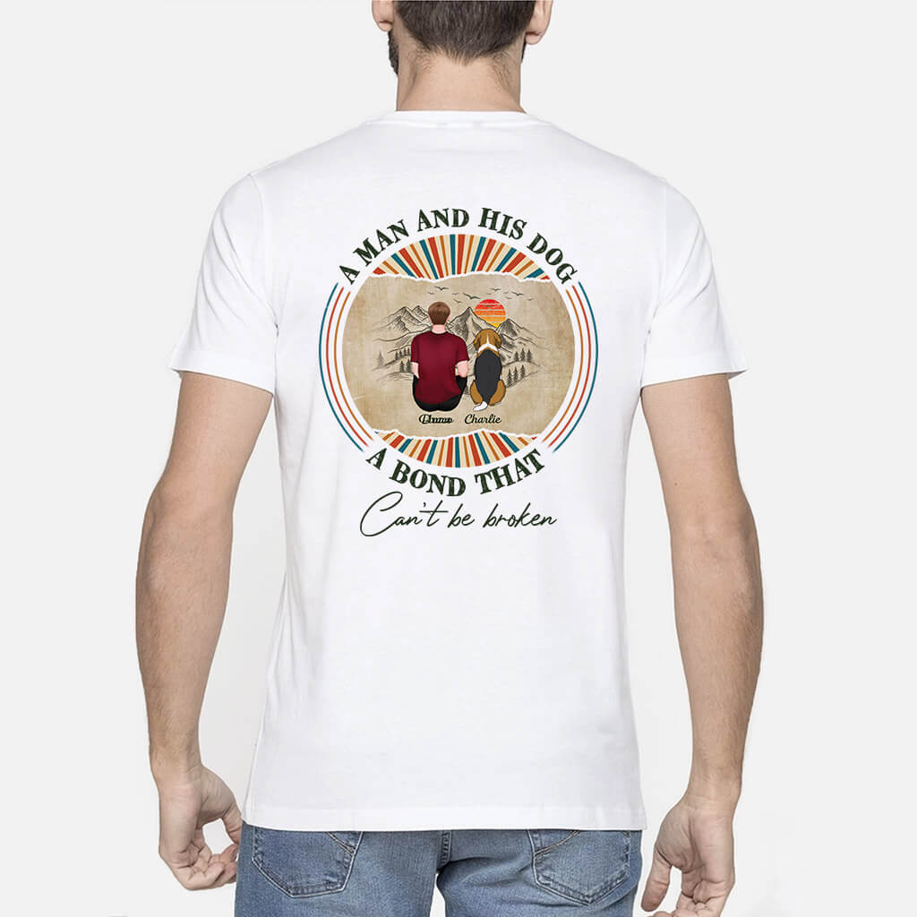 Personalized A Girl/Boy and Her/His Dog T-shirt