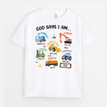 Personalized God Says I Am T-shirt