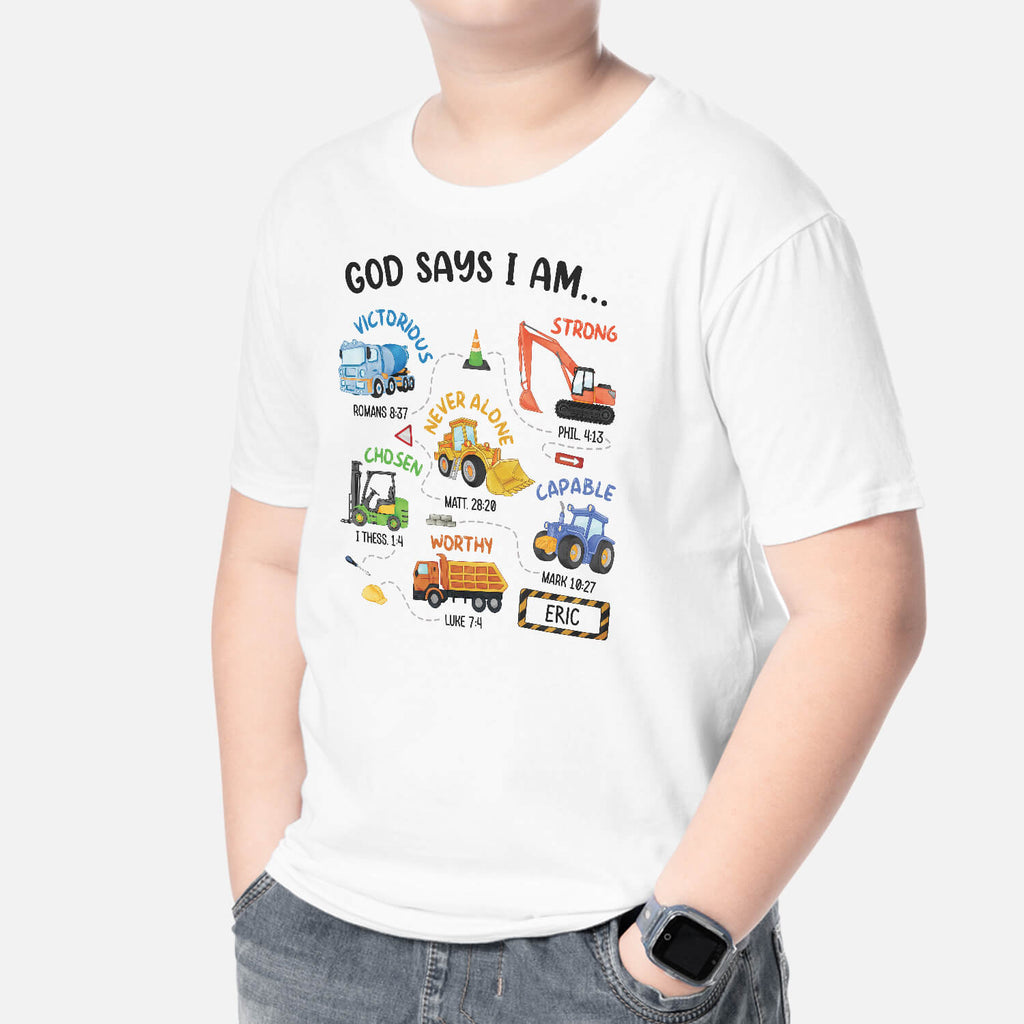 Personalized God Says I Am T-shirt