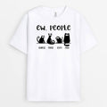Personalized Cat Ew People T-shirt