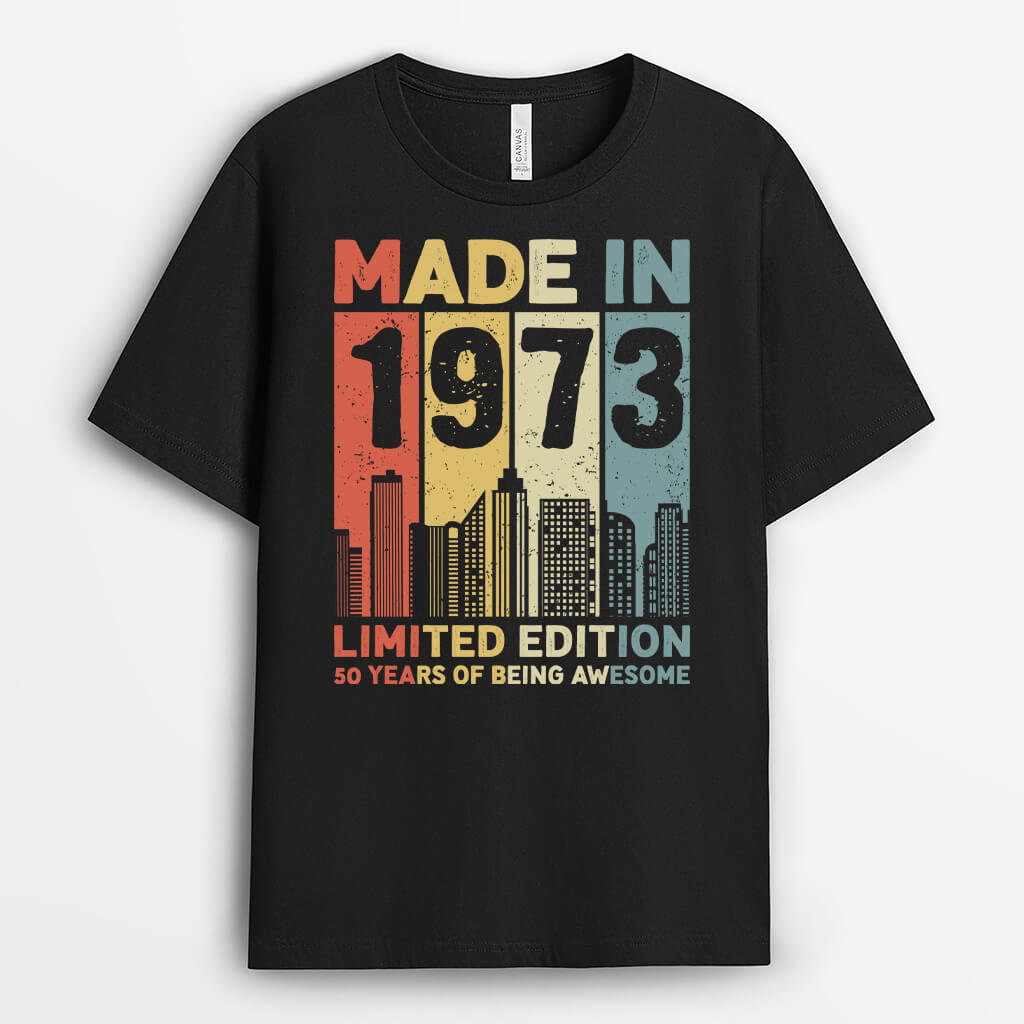 Personalized Birthday Shirt – Made in Year Custom Tee