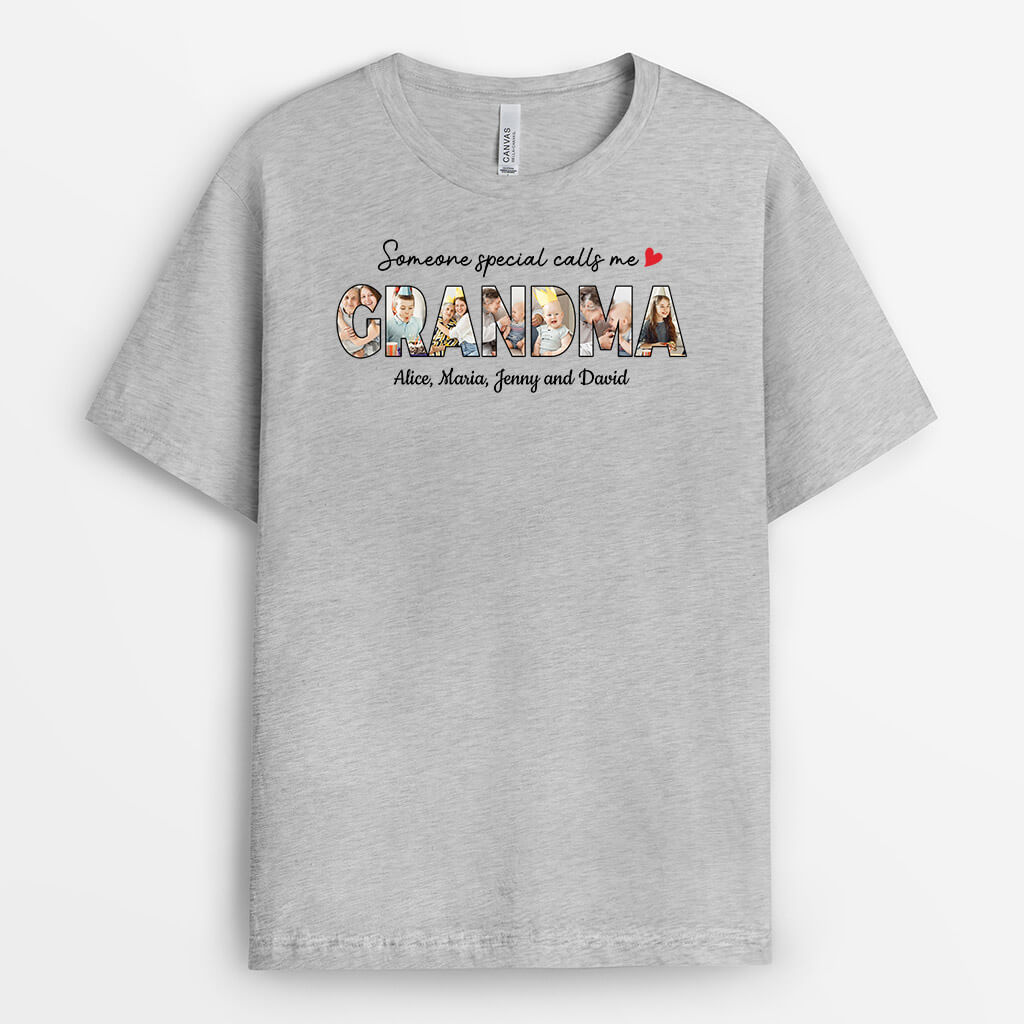Personalized Someone Special Calls Me Grandma T-shirt