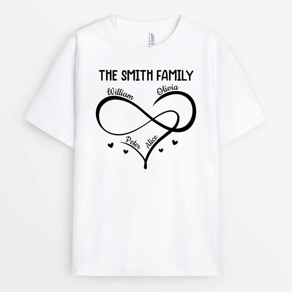 Simple Family Name Shirts - Personalized Gifts For Family Members