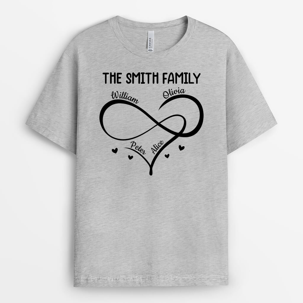 Simple Family Name Shirts - Personalized Gifts For Family Members