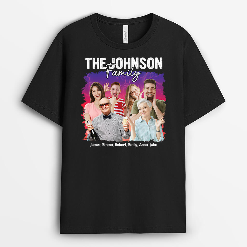 The Johnson Family - Custom Family Shirts With Photo