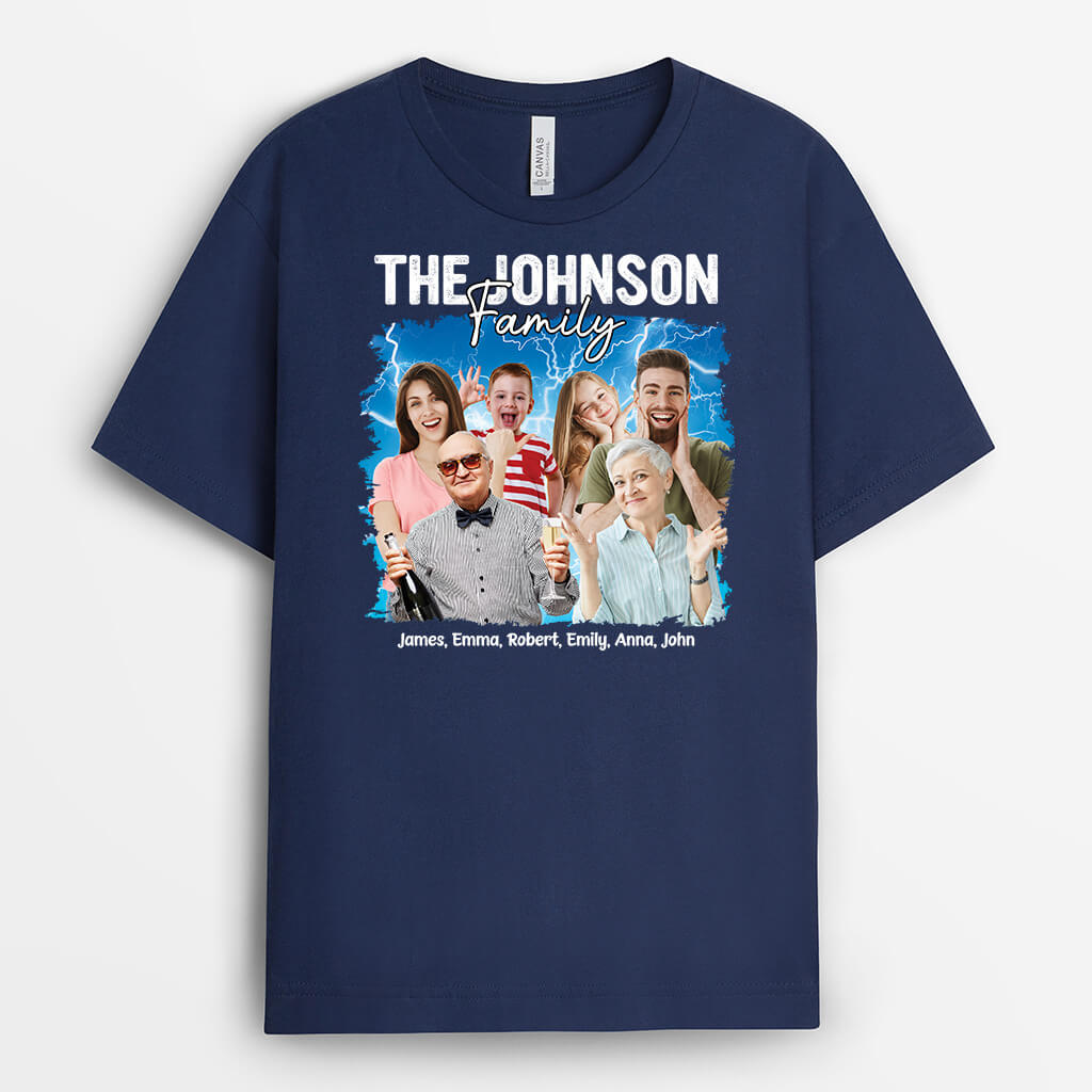 The Johnson Family - Custom Family Shirts With Photo