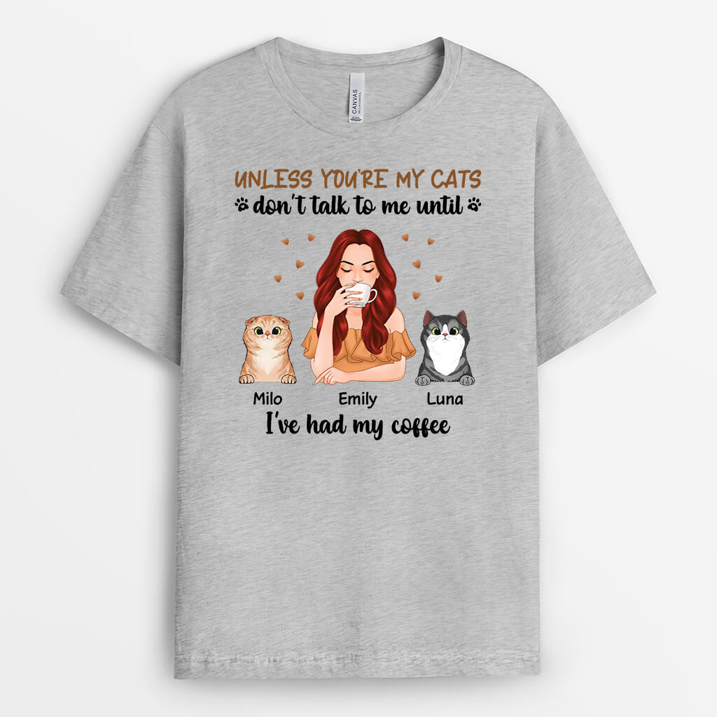 Custom Cat Shirts for Humans -Funny Cat Lady Tee Shirts