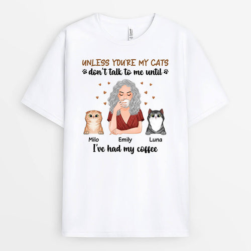 Custom Cat Shirts for Humans -Funny Cat Lady Tee Shirts