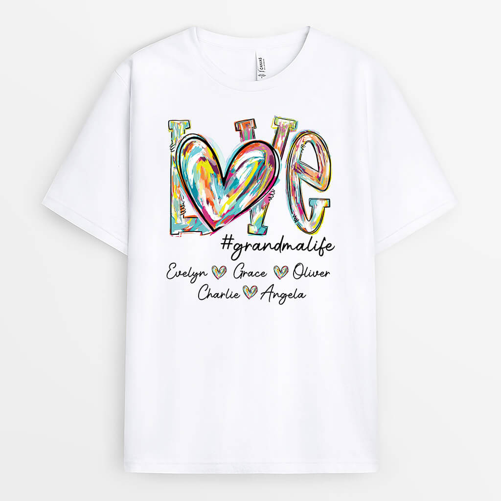 Personalized Love Color Clipart T-shirt