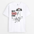 Personalized Best Dad/Grandpa Ever Holding Kids Hands T-shirt