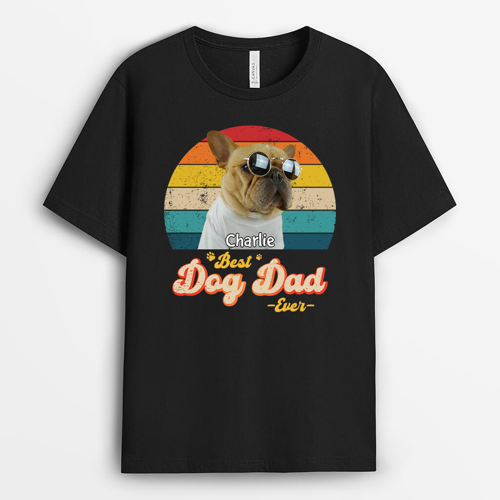 Personalized Best Dog Dad Ever T-shirt