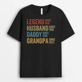 Personalized Legend Husband Dad Grandpa Shirt for Grandfather