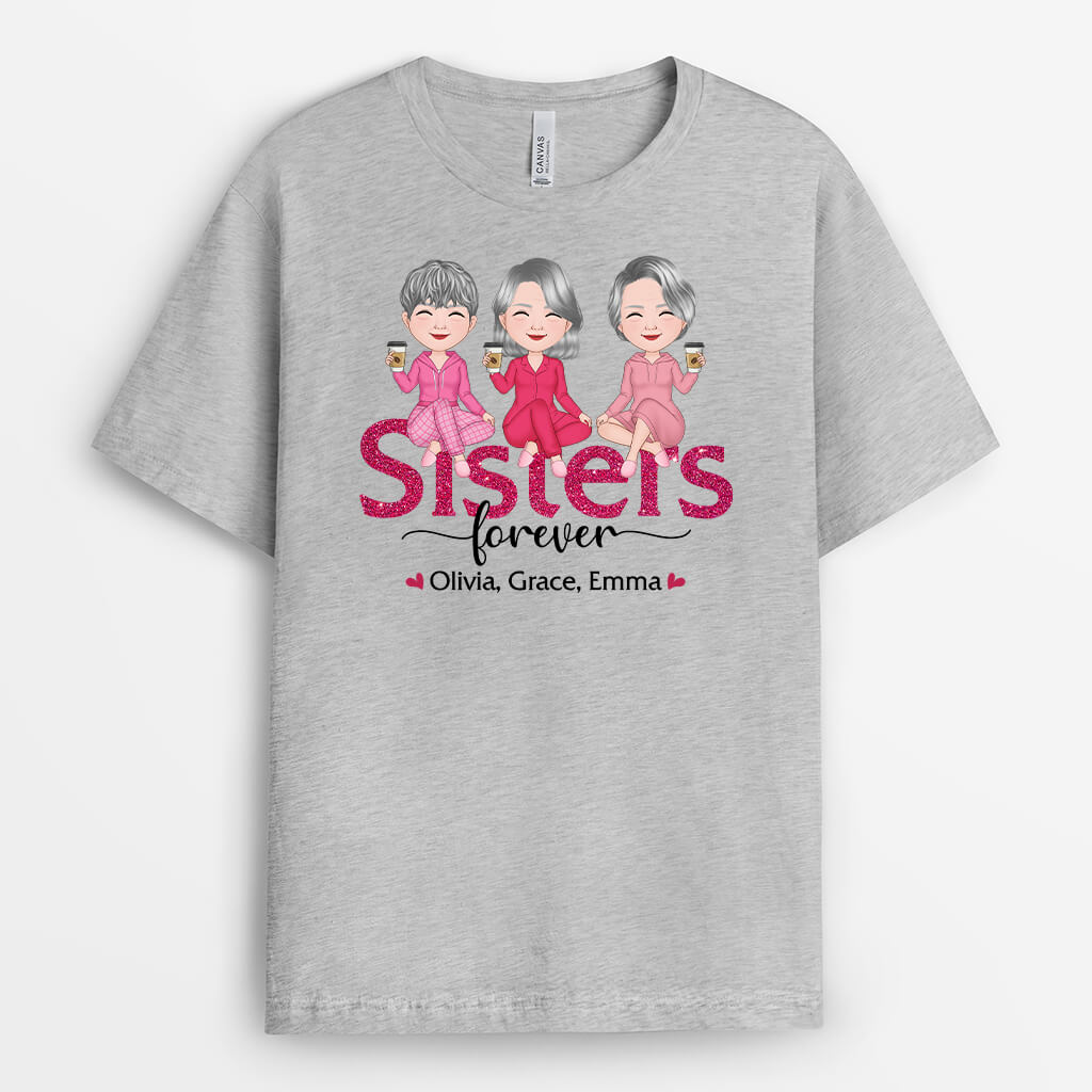 Personalized Pinky Besties Forever T-shirt