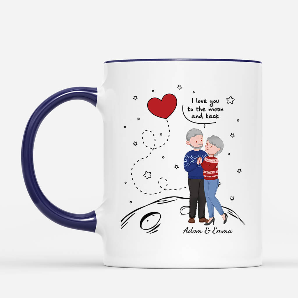 Personalized Love You To The Moon And Back Mug
