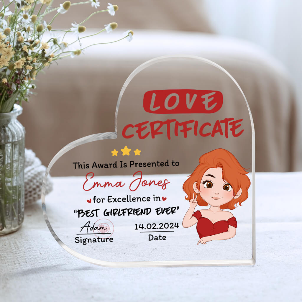 Personalized Funny Gifts for Couples - Acrylic Award Plaques
