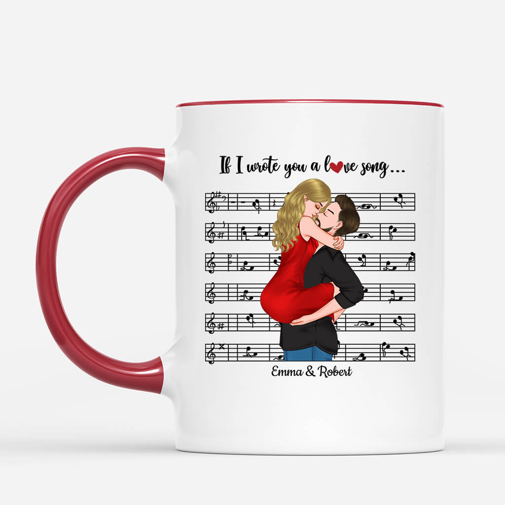 If I Wrote You A Love Song - Personalized Mug - Romantic Gift for Couple