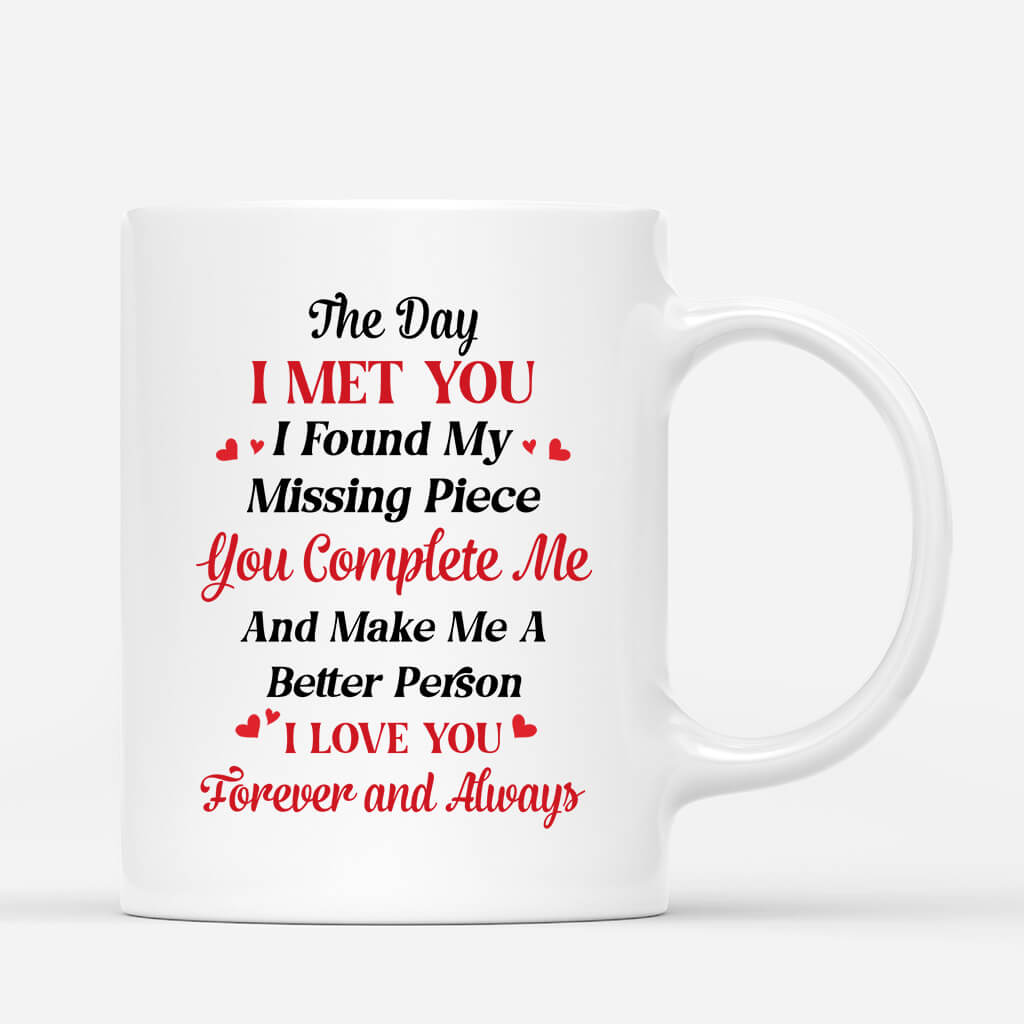 Personalized The Day I Met You Mug